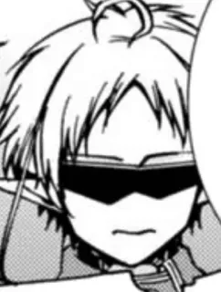 😎 Anime, Manga, Charakter, Brille, Porträt telegram sticker