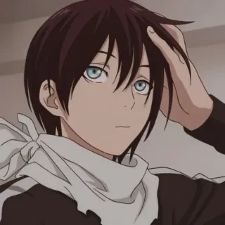 😶 Yato Noragami アニメ, 夜ト, ノラガミ, 漫画, キャラクター, イラスト, オタク telegram sticker