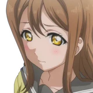 😞 anime, girl, cartoon, portrait, cute, character telegram sticker