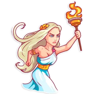 Aphrodite telegram stickers