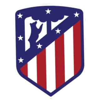 🏧 atlético, madrid, españa, fútbol, fútbol, escudo, equipo telegram sticker