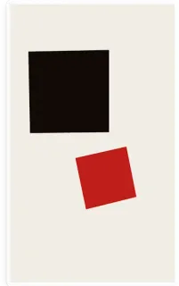 🅾 abstract, squares, black, red, geometric telegram sticker