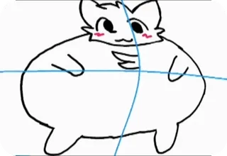 🙃 mèo, dễ thương, động vật, hình vẽ, hoạt hình, meme telegram sticker