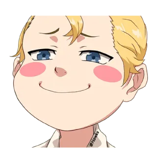😏 @Hawks Anime, Hoạt hình, Sticker, Fanart telegram sticker