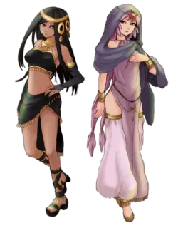 👭 Фэнтези, Женщины, Искусство, Персонажи telegram sticker
