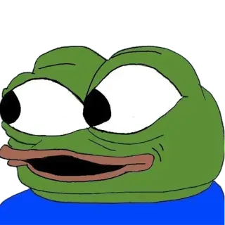 🙄 Pepe the Frog Meme, Żaba, Pepe, Mem internetowy telegram sticker