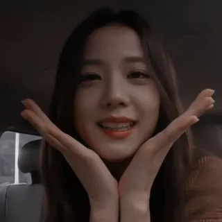 🍂 Jisoo kpop, cantante, ídolo, linda, cara, asiática, chica, blackpink telegram sticker
