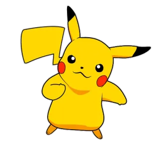 ✊ Pikachu Pokemon Pikachu, Pokemon, Cartoon, Electric, Anime, Cute whatsapp sticker