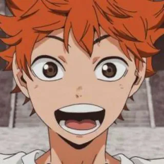❤️ Hinata Shoyo Haikyuu!! アニメ, キャラクター, ハイキュー!!, 日向翔陽, スポーツ, バレーボール telegram sticker