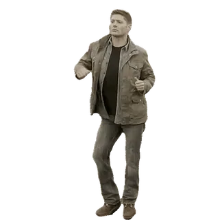🕺 Dean Winchester Supernatural serial, łowca, demon, paranormalne, nadprzyrodzone, potwór whatsapp sticker