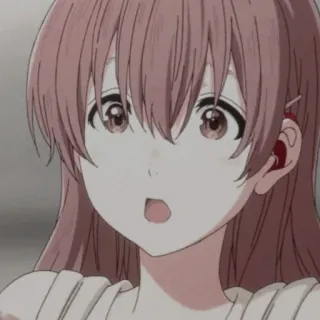 ✨ Shouko Nishimiya A Silent Voice Anime, Fille, Sourde, Choquée, Personnage, A Silent Voice telegram sticker