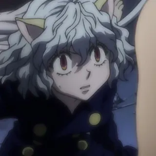 🧊 Neferpitou Hunter x Hunter anime, cat, hunter x hunter, neferpitou telegram sticker