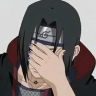 🤦‍♀️ Itachi Uchiha Naruto anime, naruto, itachi, uchiha, facepalm, ninja telegram sticker