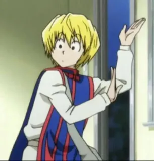 🕷️ Kurapika Hunter x Hunter anime, hunter x hunter, kurapika, cartoon, character telegram sticker
