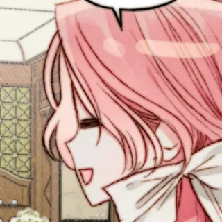 🎀 Cartoon, Anime, Pinke Haare, Weiblich, Charakter telegram sticker