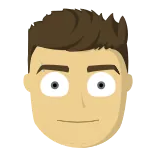 😆 desenho animado, rosto, homem, pessoa, retrato telegram sticker