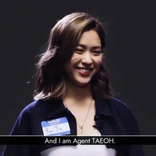 ⛲️ Agent TAEOH And I am Agent TAEOH. whatsapp sticker