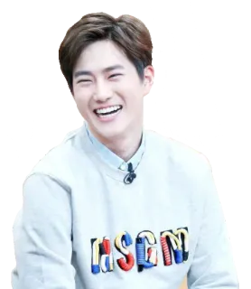 😄 smile, man, asian, happy, person, korean telegram sticker