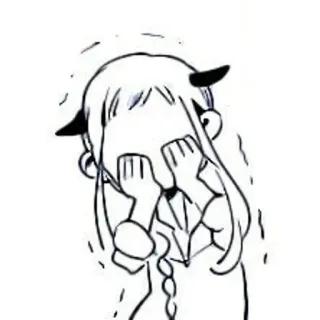 🫐 Anya Forger Spy x Family Anime, Manga, Espressione, Carino, Spaventato, Anya Forger, Spy x Family telegram sticker