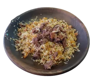 🍚 еда, рис, мясо, блюдо, трапеза, азиатская кухня telegram sticker