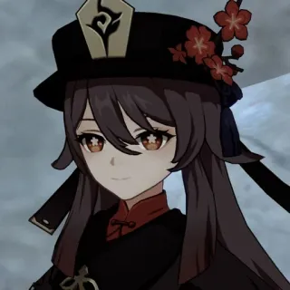 🌟 Hu Tao Genshin Impact Hu Tao, Genshin Impact, anime, video game, character telegram sticker