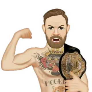 👑 Conor McGregor Конор МакГрегор, MMA, UFC, бои, чемпион, спорт whatsapp sticker