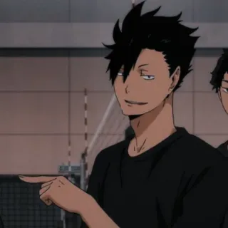 🌟 Kuroo Tetsurou Haikyuu!! anime, kuroo, haikyuu, volleyball, manga telegram sticker