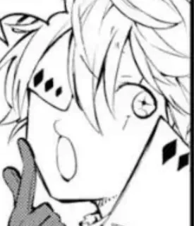 🤔 anime, manga, expression, funny, surprised telegram sticker