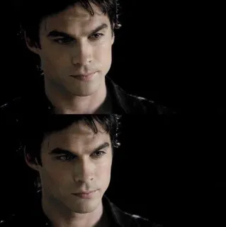 💔 Damon Salvatore The Vampire Diaries vampiro, drama, serie de TV, Ian Somerhalder telegram sticker