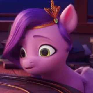 🥴 Izzy Moonbow My Little Pony: A New Generation ポニー, マイリトルポニー, アニメ, 紫, アニメーション, 映画 telegram sticker
