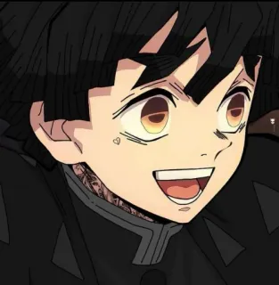 🖤 Zenitsu Agatsuma Demon Slayer Аниме, Манга, Клинок, рассекающий демонов, Персонаж, Зеницу, Агацума telegram sticker