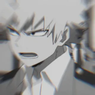 💣 Bakugo My Hero Academia 动漫, 漫画, 我的英雄学院, 爆豪 telegram sticker