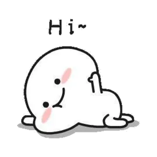 👋 卡通, 角色, 中指, 冒犯 telegram sticker