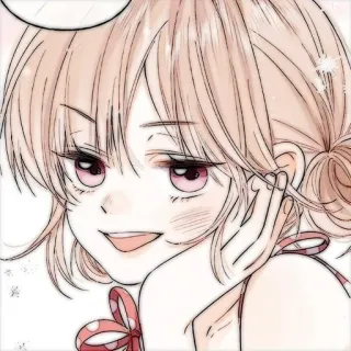 🍓 애니메이션, 소녀, 만화, 귀여운, 캐릭터, 미술 telegram sticker