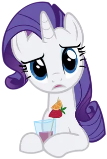 😟 Rarity My Little Pony Пони, Мультфильм, Животное, Милый, Рарити, Мой маленький пони, Единорог telegram sticker