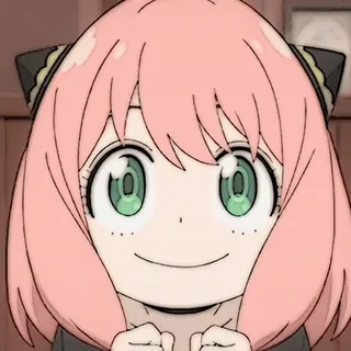 🥜 Anya Forger Spy x Family Anime, Spy x Family, Anya Forger, carino, cartone animato whatsapp sticker