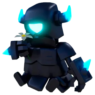 ☢ robot, fleur, paix, mécanique, mignon whatsapp sticker