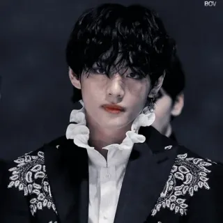 ▫️ V K-Pop, BTS, V, Kim Taehyung, piosenkarz, artysta telegram sticker