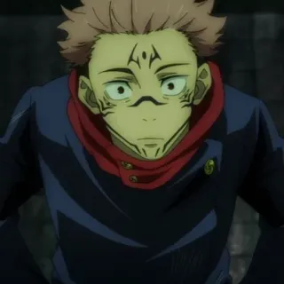 ✖️ Yuji Itadori Jujutsu Kaisen Anime, Manga, Shonen, Jujutsu Kaisen, Yuji Itadori telegram sticker