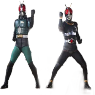 👬 kamen rider, tokusatsu, japanese superhero, masked rider, action figure, hero, tv show telegram sticker