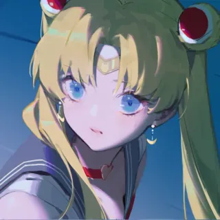 🌕 Sailor Moon sailor moon, animé, manga, personnage, fille, usagi tsukino telegram sticker