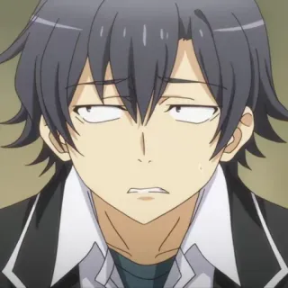 😕 Anime, Personaggio, Faccia, Espressione telegram sticker