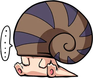 😣 caracol, animal, dibujo animado, lindo, gasterópodo, concha whatsapp sticker