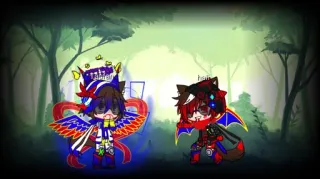 🤗 Anime, Gacha Life, Fantasía, Personajes telegram sticker