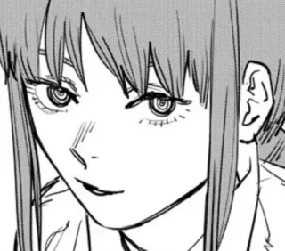 😏 Makima Chainsaw Man anime, manga, chainsaw man, makima, character telegram sticker