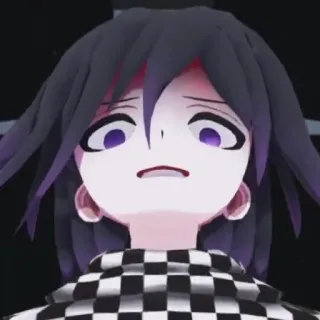 😡 Kokichi Oma Danganronpa Аниме, Кокичи Ома, Danganronpa, Персонаж, Выражение, Анимированный telegram sticker