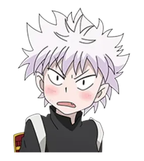 😳 Killua Zoldyck Hunter x Hunter killua, hunter x hunter, anime, cartoon, boy, zoldyck telegram sticker