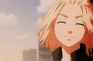 👑 anime, personaggio, sorriso telegram sticker