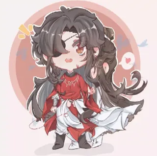 ❤️ Chibi, Cartoon, Anime, Fantasy, Schattig, Personages telegram sticker