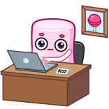 Marshmallow telegram stickers